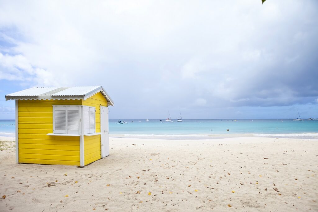 Top 6 Caribbean Cities to Visit This Summer - beach hut barbados 2021 08 26 16 22 41 utc 1 , caribbean