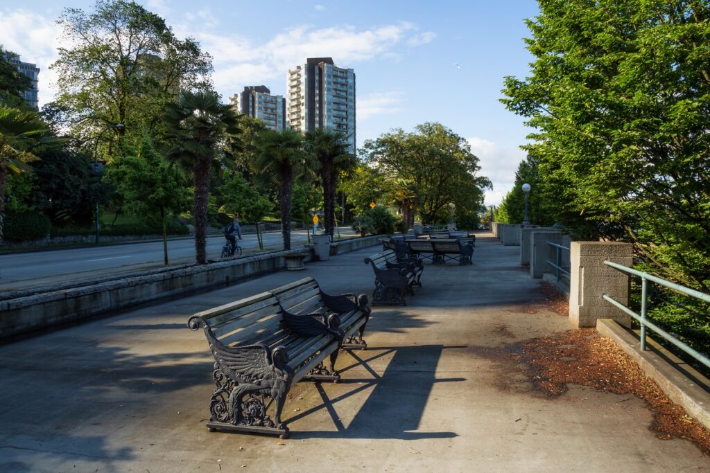 8 Spectacular Places to Visit in Vancouver: A Guide for Travelers - benches at english bay beach park dowtown vancouv 2022 03 30 00 20 24 utc , vancouver
