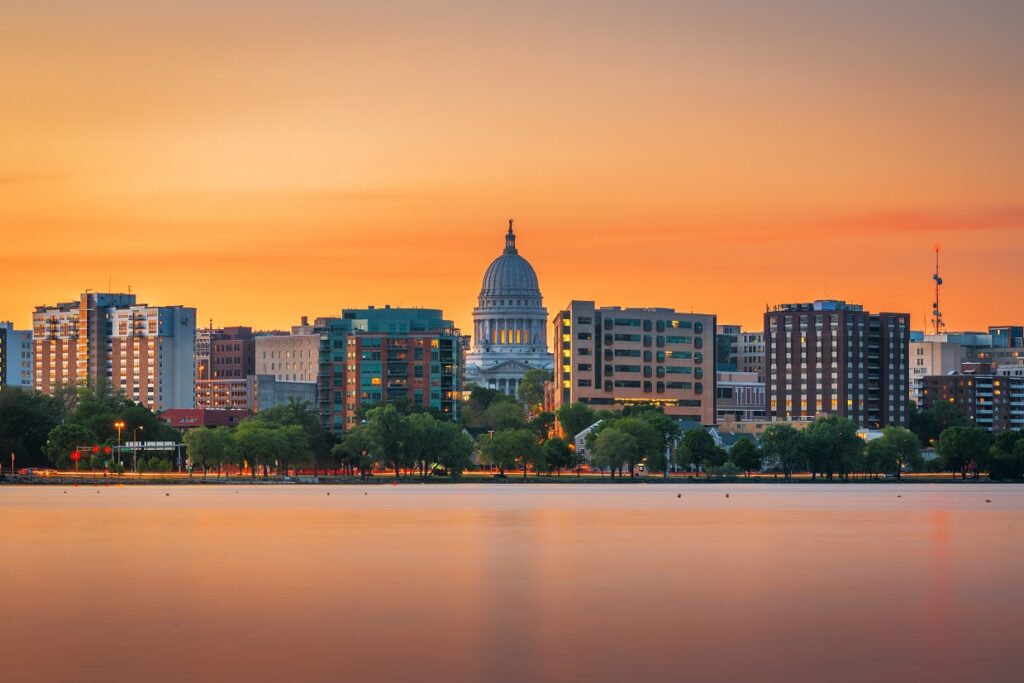 5 Must-Visit Mid-West Cities for your Bucket List - madison wisconsin usa downtown skyline on lake m 2021 09 02 21 16 53 utc , mid-west