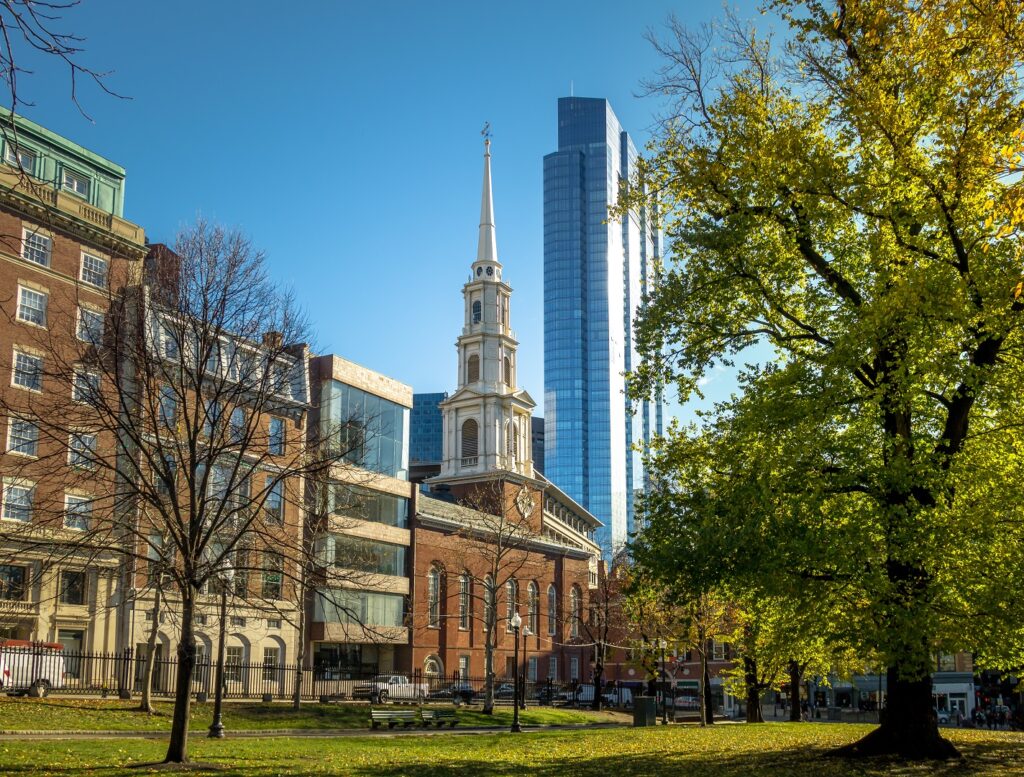 5 Must Do Things in Boston - park street church and boston common public park 2022 03 22 15 40 15 utc , boston