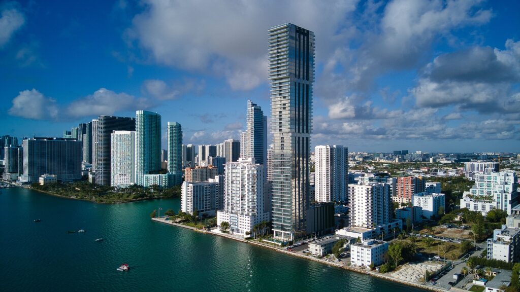 Top 6 US Cities for a Nice Summer Vacation - scenic view of the miami edgewater skyline in miam 2023 01 05 02 24 03 utc , summer vacation